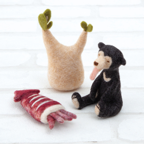 玩味系列 – 多肉植物、烤魷魚和馬來熊材料包
