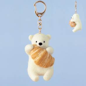 北極熊抱抱牛角包材料包
