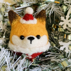 聖誕波波動物吊飾 – 狐狸(紅)